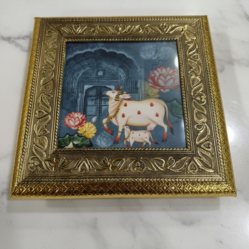 Elegant 8x8 Cow puja chowki