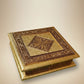 Luxury Handcrafted Golden  Decorative Gift Box (8×8)