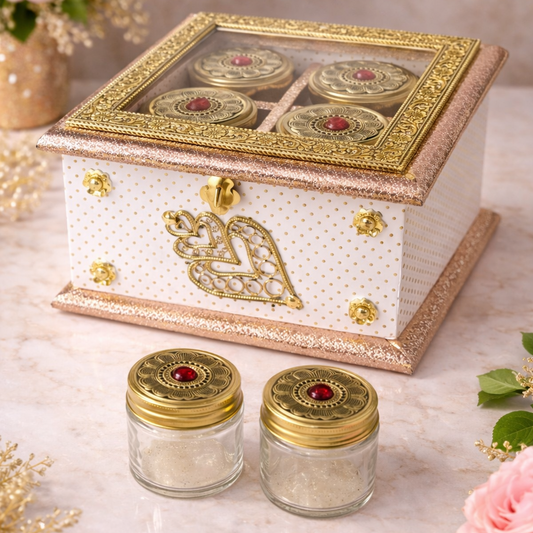 Unique design Four jar hamper gift set