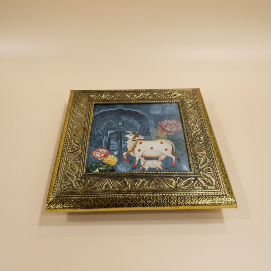 Elegant 8x8 Cow puja chowki