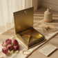 Luxury Handcrafted Golden  Decorative Gift Box (8×8)